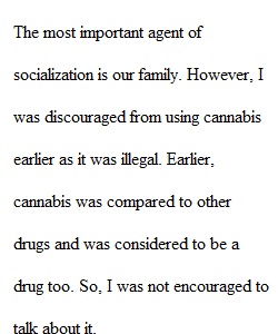 4.6 Assignment: How were you socialized to think about cannabis